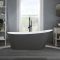 Milano Overton - Modern Freestanding Slipper Bath - Choice of Colour and Size