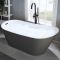 Milano Overton - Modern Freestanding Slipper Bath - Choice of Colour and Size
