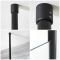 Milano Nero - Modern Walk-In Shower Enclosure with Tray - Choice of Sizes