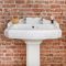 Milano Windsor - Traditional Toilet and 2 Tap-Hole Basin Set