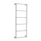 Milano Derwent - Chrome Traditional Minimalist Heated Towel Rail - 1550mm x 600mm