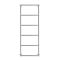 Milano Derwent - Chrome Traditional Minimalist Heated Towel Rail - 1550mm x 600mm