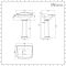 Milano Windsor - Traditional 1 Tap-Hole Basin with Full Pedestal - 590mm