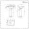 Milano Windsor - Traditional 3 Tap-Hole Basin with Full Pedestal - 590mm