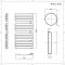 Milano Azore - White Designer Heated Towel Rail - 1080mm x 550mm