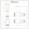 Milano - Chrome Thermostatic H-Block Straight Radiator Valves - 15mm Copper Euro Cone Adapters