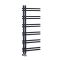 Milano Pars - Aluminium Anthracite Designer Heated Towel Rail - 1200mm x 500mm