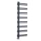 Milano Pars - Aluminium Anthracite Designer Heated Towel Rail - 1600mm x 500mm