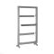 Milano Eclipse - Mirror Polished Designer Heated Towel Rail - 880mm x 500mm