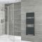 Milano Lustro - Designer Anthracite Flat Panel Heated Towel Rail - Choice of Size