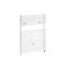 Milano Arno Electric - White Bar on Bar Heated Towel Rail - 730mm x 450mm