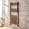 Milano Esk - Brushed Copper Flat Heated Towel Rail - Choice of Size