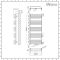 Milano Bow - White D-Bar Heated Towel Rail - 1269mm x 500mm