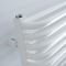 Milano Bow - White D-Bar Heated Towel Rail - 1800mm x 500mm