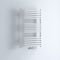 Milano Bow - White D-Bar Heated Towel Rail - 736mm x 500mm