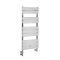 Milano Lustro Dual Fuel - Designer Chrome Flat Panel Heated Towel Rail - 1000mm x 450mm