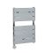 Milano x ECOSO Lustro Electric - Chrome Flat Panel Designer Heated Towel Rail - 620mm x 450mm - with Thermostatic Wi-Fi Heating Element
