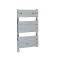 Milano x ECOSO Lustro Electric - Chrome Flat Panel Designer Heated Towel Rail - 840mm x 450mm - with Thermostatic Wi-Fi Heating Element