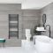 Milano - Straight Heated Towel Rail - Choice of Finish and Size