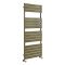 Milano Lustro - Designer Metallic Bronze Flat Panel Heated Towel Rail - Choice of Size
