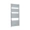 Milano Lustro Electric - Designer Chrome Flat Panel Heated Towel Rail - Choice of Size, Heating Element and Cable Cover