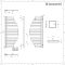Lazzarini Way Spinnaker - Anthracite Designer Heated Towel Rail - 1100mm x 483mm