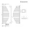 Lazzarini Way Spinnaker - Anthracite Designer Heated Towel Rail - 1460mm x 547mm