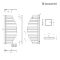 Lazzarini Way Spinnaker - Chrome Designer Heated Towel Rail - 1100mm x 483mm