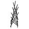 Lazzarini Way Shanghai - Matt Black Designer Radiator - 1734mm x 567mm