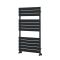 Milano Lustro - Black Flat Panel Designer Heated Towel Rail - 1200mm x 600mm