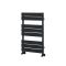 Milano Lustro - Black Flat Panel Designer Heated Towel Rail - 825mm x 450mm