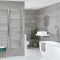 Milano Neva Electric - Chrome Heated Towel Rail - 1600mm x 500mm