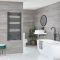 Milano Neva Electric - Anthracite Heated Towel Rail - Choice of Size and Heating Element