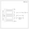 Milano Kent - Chrome Curved Heated Towel Rail - 800mm x 500mm