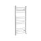 Milano Ive Electric - White Curved Heated Towel Rail - 1000mm x 500mm