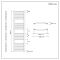 Milano Kent - Chrome Curved Heated Towel Rail - 1600mm x 600mm