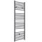 Milano Artle Electric - Anthracite Curved Heated Towel Rail - Choice of Size and Heating Element