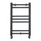 Milano Artle - Anthracite Straight Heated Towel Rail - 600mm x 400mm