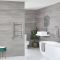 Milano Kent - Chrome Straight Heated Towel Rail - 600mm x 400mm