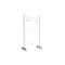Milano Ive - White Straight Heated Towel Rail - 600mm x 400mm