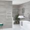 Milano Ive Electric - White Straight Heated Towel Rail - 600mm x 400mm