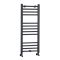 Milano Artle - Anthracite Straight Heated Towel Rail - 1000mm x 400mm