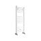 Milano Ive - White Straight Heated Towel Rail - 1000mm x 400mm