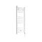 Milano Ive Electric - White Straight Heated Towel Rail - 1000mm x 400mm