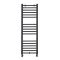 Milano Artle - Anthracite Straight Heated Towel Rail - 1200mm x 400mm