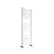 Milano Ive - White Straight Heated Towel Rail - 1200mm x 400mm