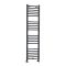 Milano Artle - Anthracite Straight Heated Towel Rail - 1600mm x 400mm