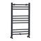Milano Artle - Anthracite Straight Heated Towel Rail - 800mm x 500mm