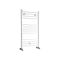 Milano Ive - White Straight Heated Towel Rail - 1000mm x 500mm