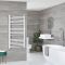 Milano Ive Electric - White Straight Heated Towel Rail - 1200mm x 500mm